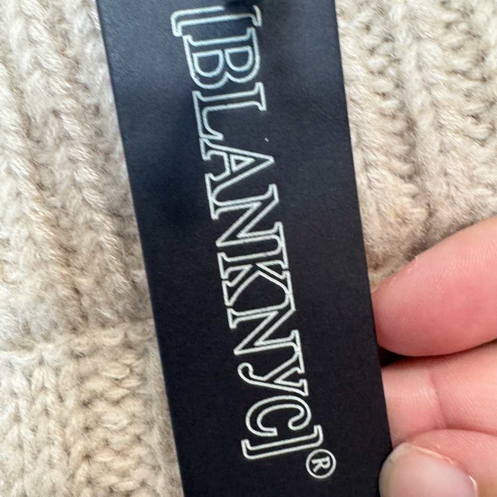 Blank NYC Knit Shorts Cream - Picture 7 of 8